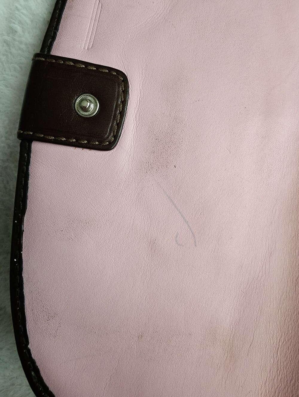 Coach Signature Soho Buckle Trifold Wallet Chocolate Brown - Picture 7 of 10